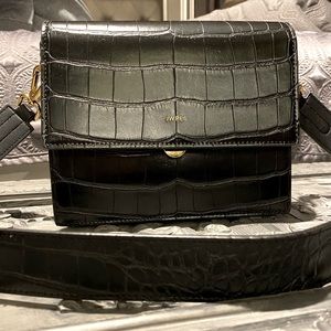 JW PEI
Mini Flap Bag - Black Croc